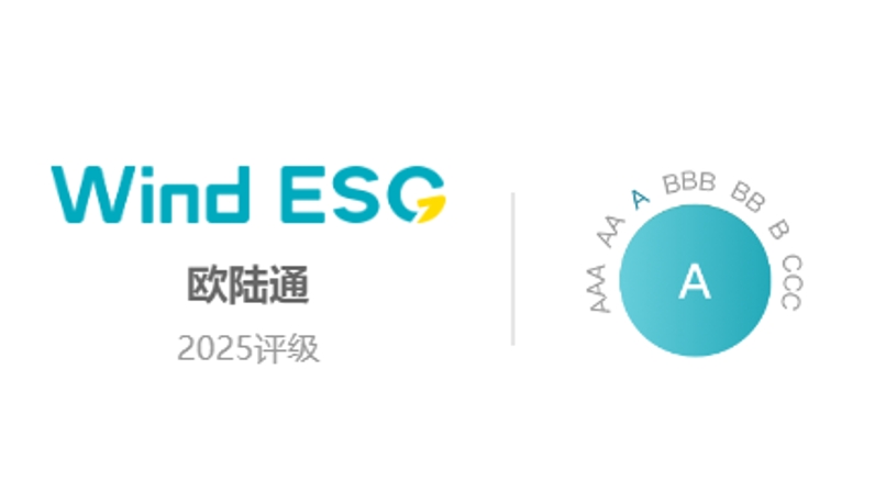 欧陆通Wind ESG评级提升至“A”级，可持续发展能力获权威认证